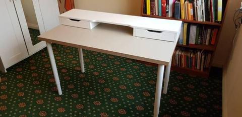 IKEA desk with drawers