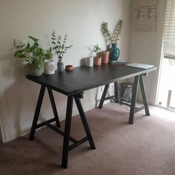 Ikea Detachable Desk Top and Trestles
