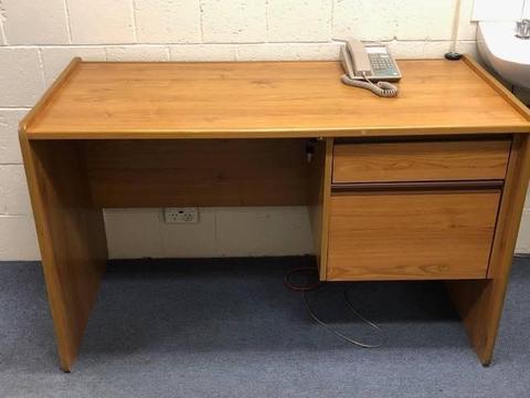 Desk and Cupboard