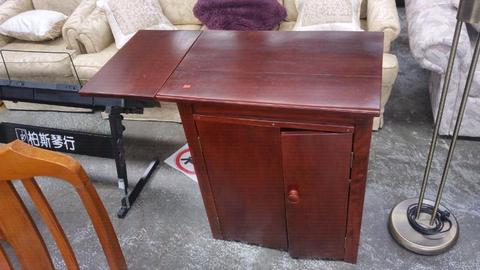 Dark Timber Sewing Table