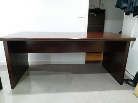 Brown wood large rectangle table 180cm x 90cm