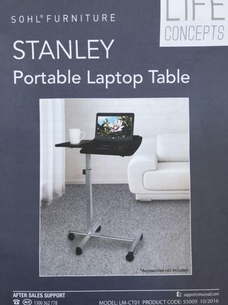 Table- portable for laptop/ study