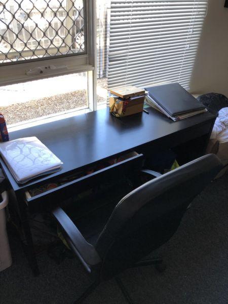 IKEA desk w/ office chair