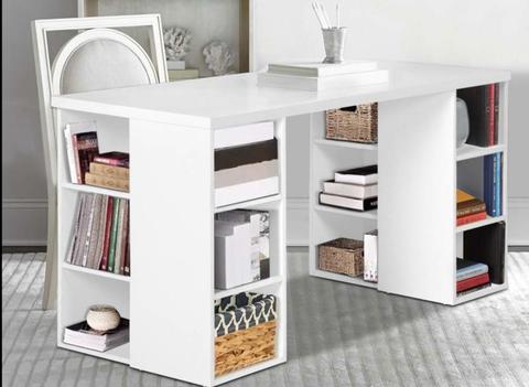 Desk with Shelf Storage - PRACTICALLY BRAND NEW!!