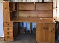 Bunkers Student Desk with Draws and Book Shelves
