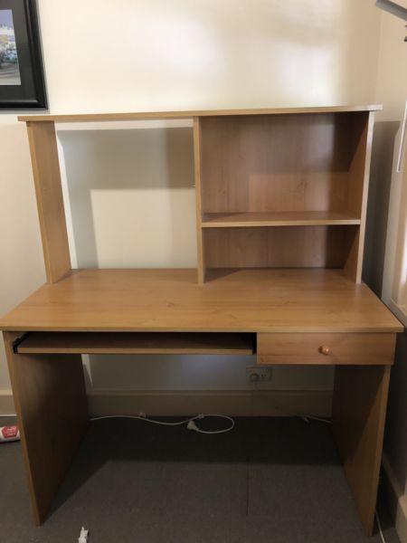 Computer desk and matching tv unit