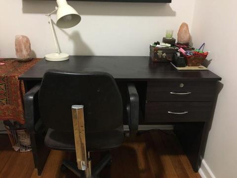 Desk with two draws perfect for study