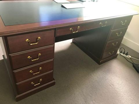 Reproduction Antique Mahogany Office Suite