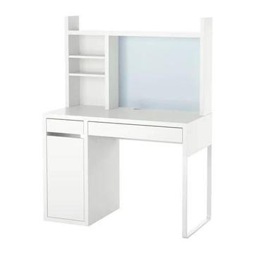 MICKE IKEA Workstation Desk - white - used