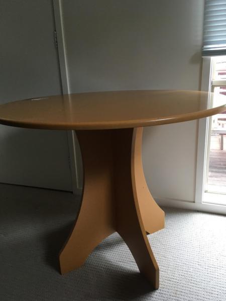 915mm wooden round office table