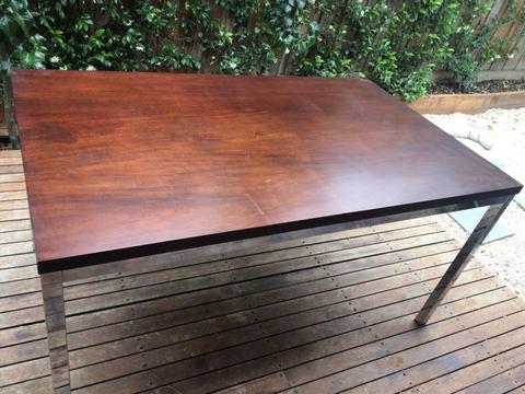 Timber look table