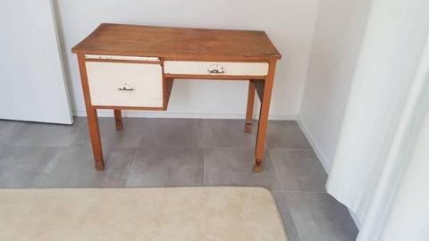 Wooden desk great for restoration project