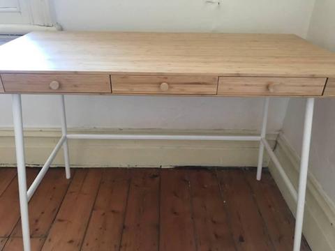 Ikea Desk Lillasen style Wood and metal A-frame