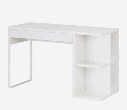 IKEA Micke, Desk with Integrated Storage (White)