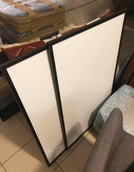 2x Whiteboards, In Perfect Condition, Rarely Used