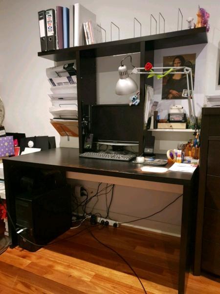 IKEA desk with add on unit