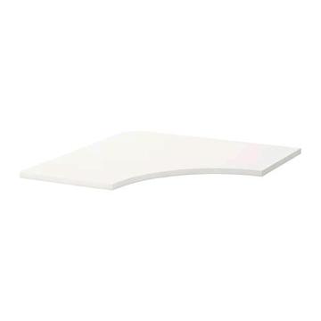Ikea Linnmon corner table top, white, 1.2x1.2m
