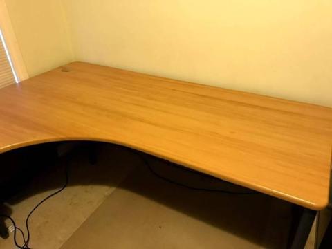 Sturdy wooden desk