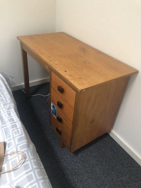 Small wood desk