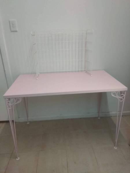 Excellent Pink IKEA Desk in Good Condition