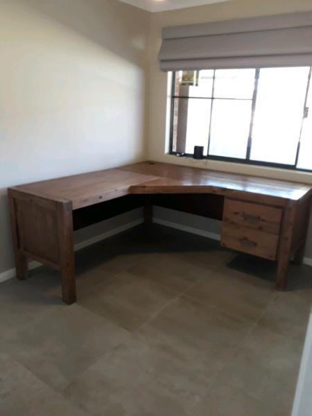 Large timber desk