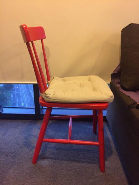 Ikea NORRARYD Chair，red colour