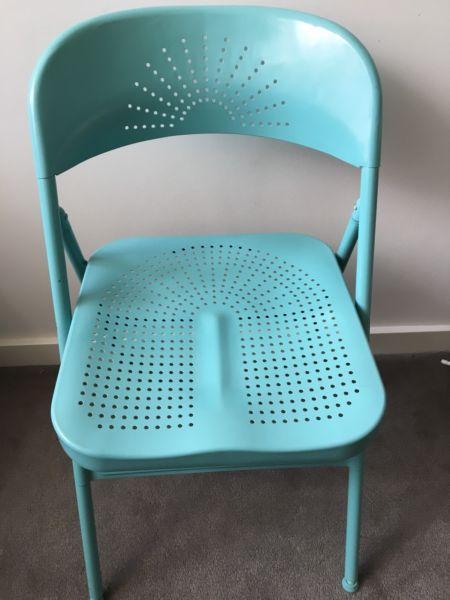 IKEA foldable chairs x2