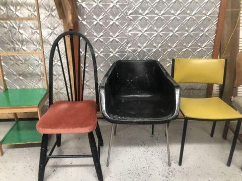 Vintage retro chairs