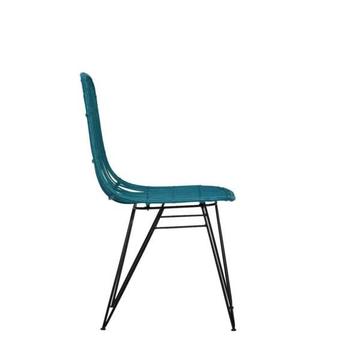 Espresso Dining Chair in Teal