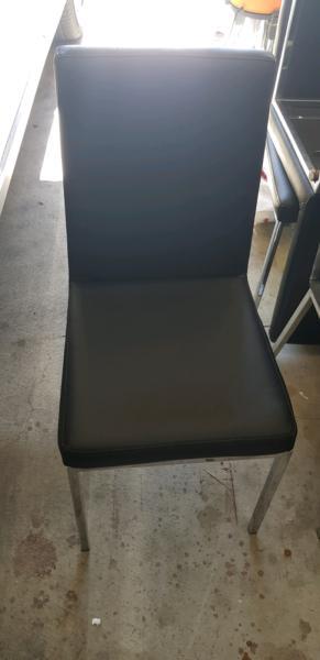 Leather Chairs Black $550 for 8 chairs