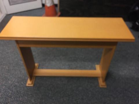 Low profile wooden desk 1 left