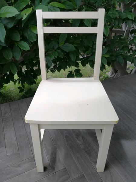 Solid timber vintage chair