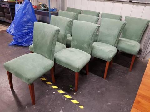 10 Dining Chairs, near new condition