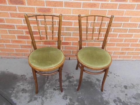 Vintage Bentwood James Richardson Dining Kitchen Chairs