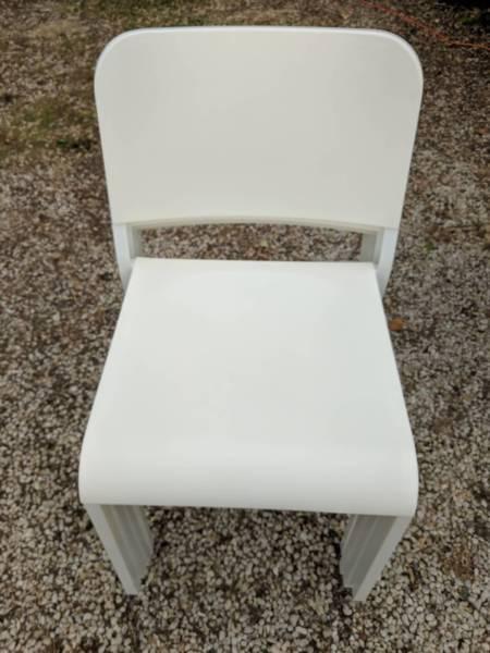 4 x white Ikea chairs, very good condition