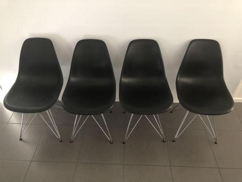 4 X Replica Eames Chairs