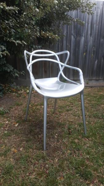 Brand Replica Philippe Starck Masters Chair in Silver