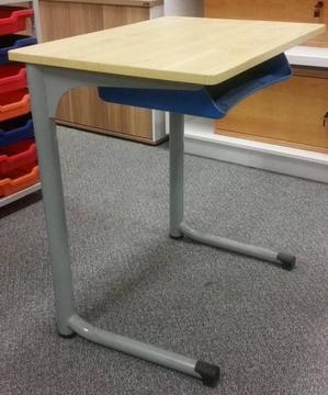 School Desk with blue Tray shelf (CLR025)