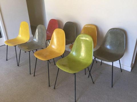 FLER dining chairs Fred Lowen - Mid Century Modern Vintage Retro 60's
