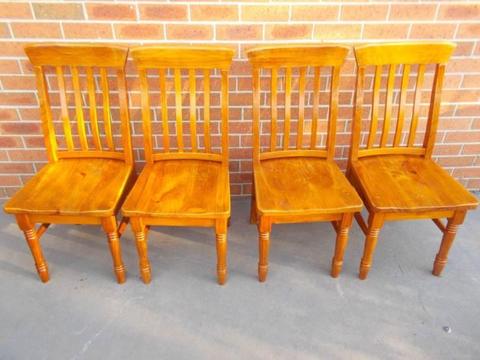 Timber Highback Dining Kitchen Chairs