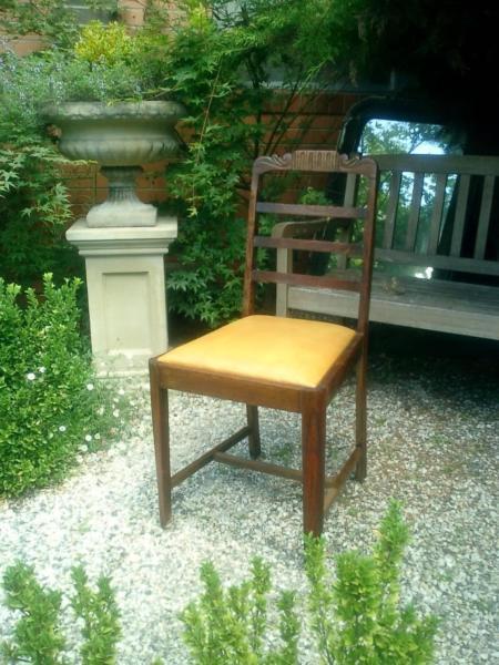 Vintage Antique French Country Farmhouse Occasional Chair