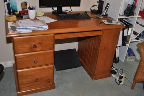 desk - solid timber