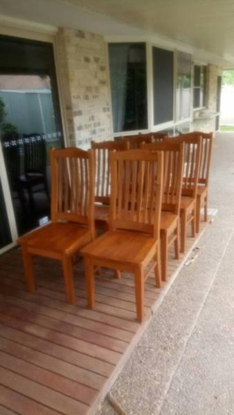 Dining Chairs; High Back - $55 each