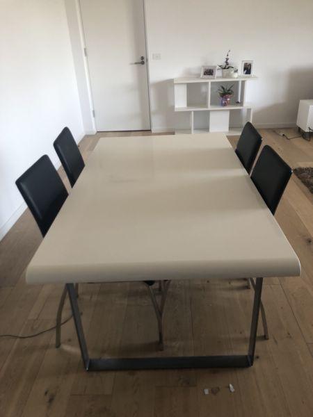 Table and chairs