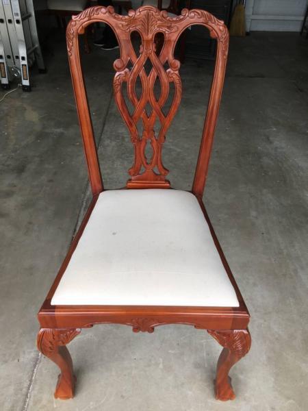 Wooden dinner table chairs x6 (URGENT SALE)