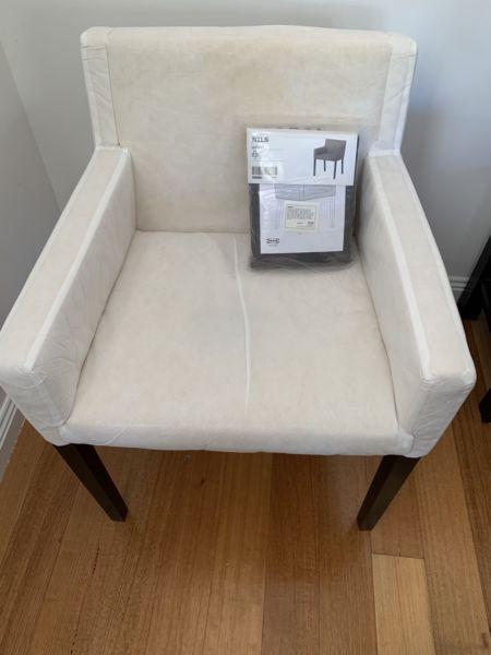 Ikea Nils Chair frame with brand new chair cover