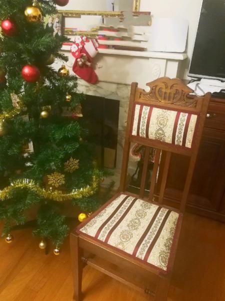 Elegant antique wooden chairs