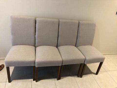 Free early settler dining chairs x 4