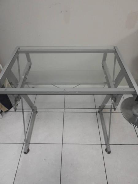 Desk - 2 Tiered glass - perfect condition