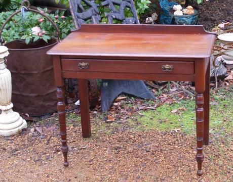 Vintage Australian Cedar Desk and other antique items